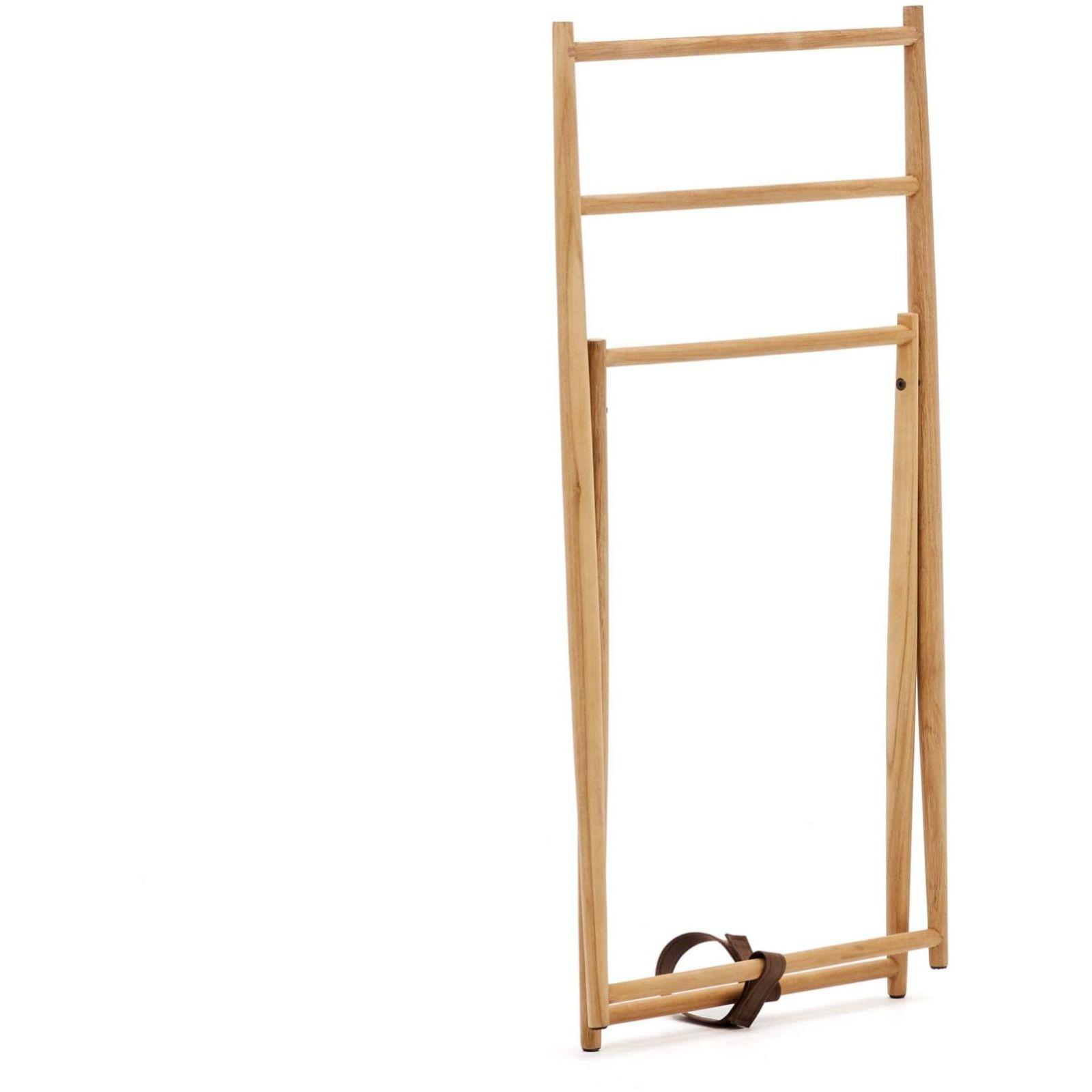 Roxana Handtuchhalter aus massivem Teakholz 50 x 95 cm