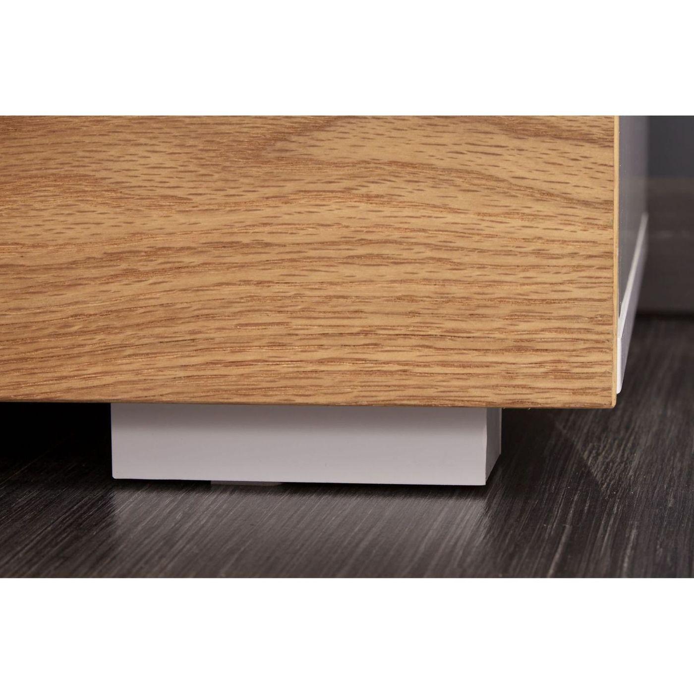 Highboard Modern House 100x115 weiss Eiche