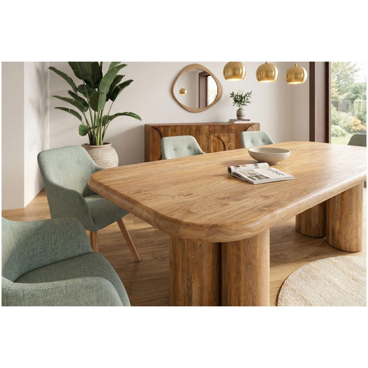 Esstisch Bigfoot Mangoholz massiv 240x100
