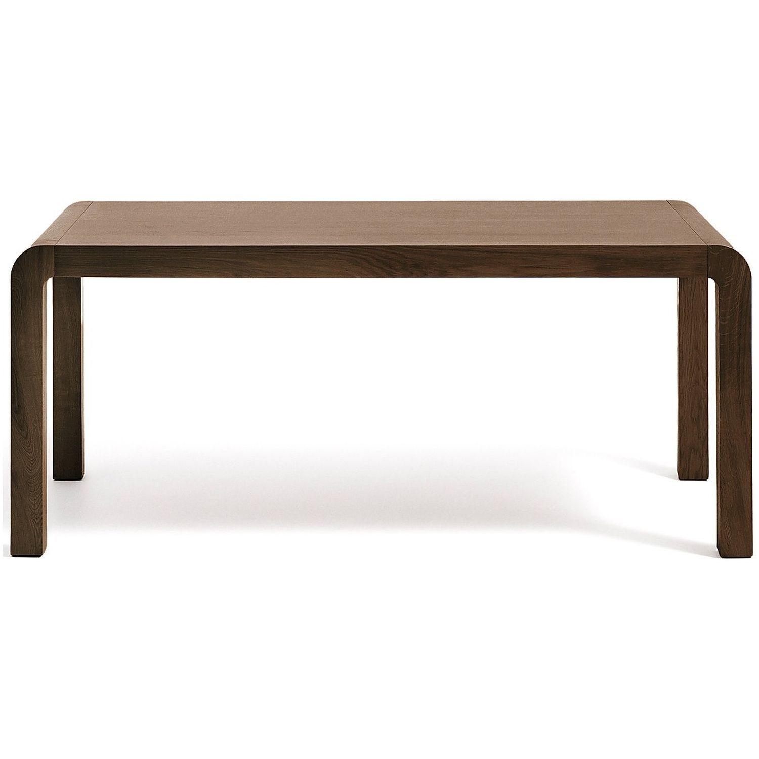Esstisch Ausziehtisch Erisia aus massivem Eichenholz mit Dunkelnusston-Finish FSC 100% - Grösse: 180-230x90