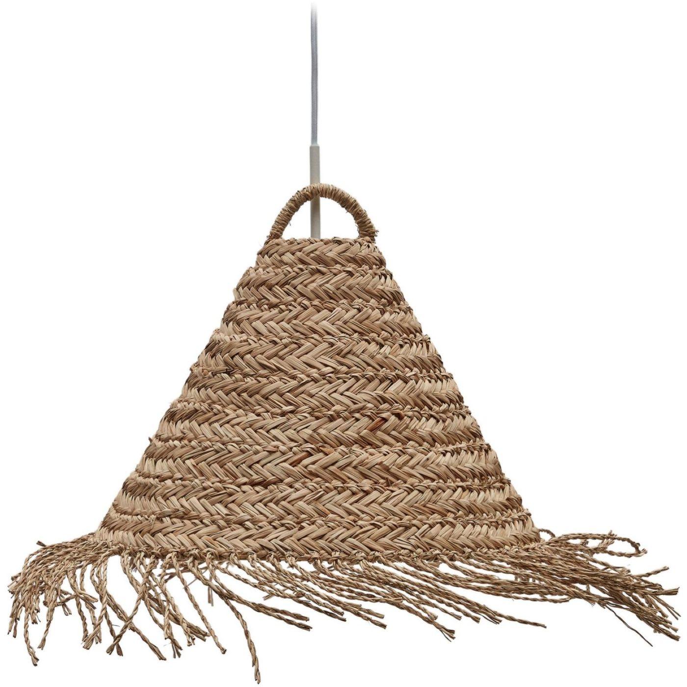 Fonteta Lampenschirm für Pendelleuchte aus Naturfasern mit natürlchem Finish Ø 40 cm