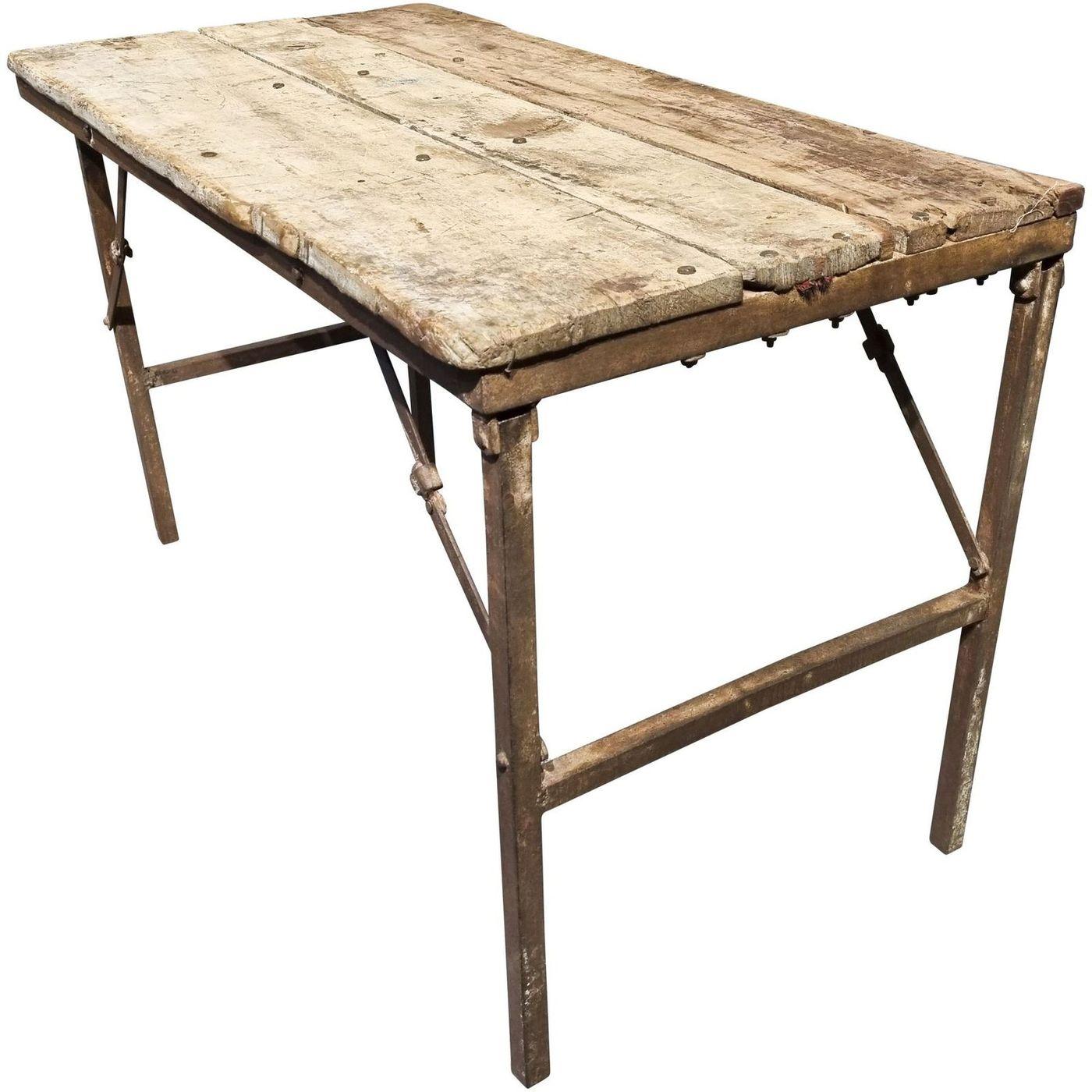 Esstisch Massivholz recyceltes Teakholz UNIKAT 108x53