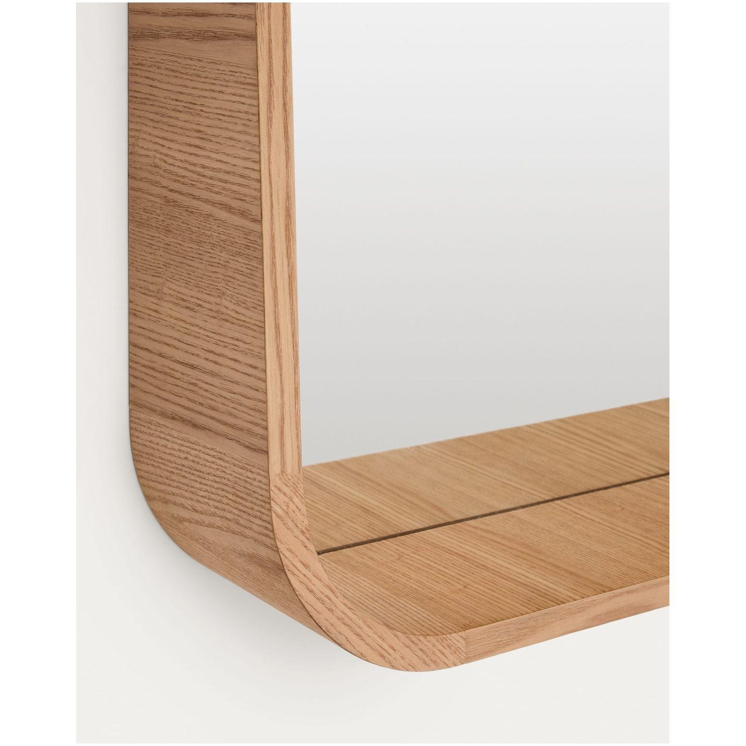 Wandspiegel Salaya Eschenfurnier FSC Mix Credit 90x60