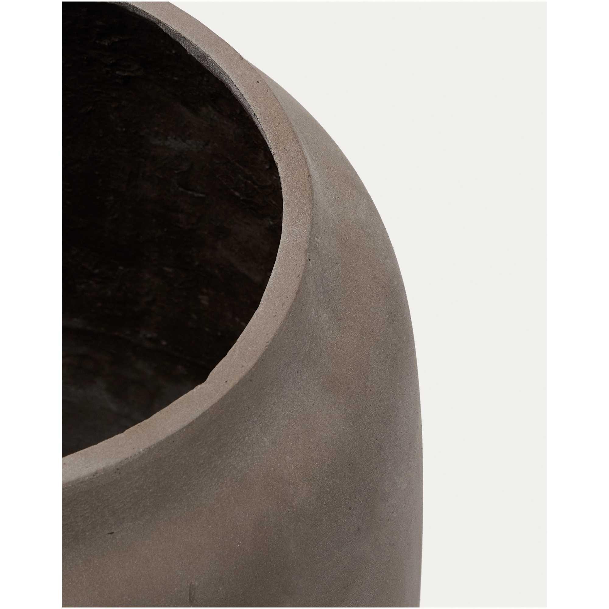 Blumentopf rund Lira in Terrakottaoptik 53x35