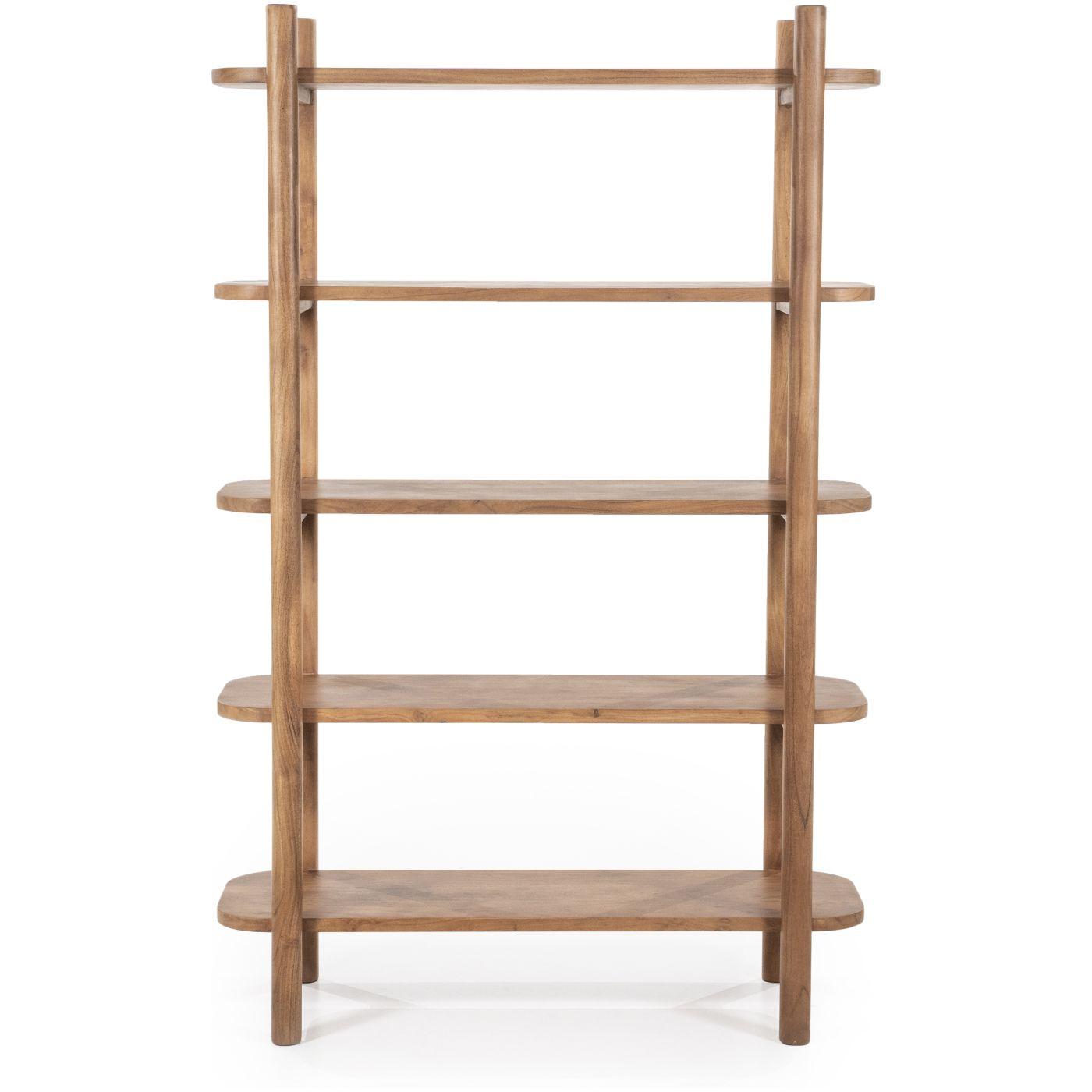 Bücherregal Miani Akazienholz braun 110x170