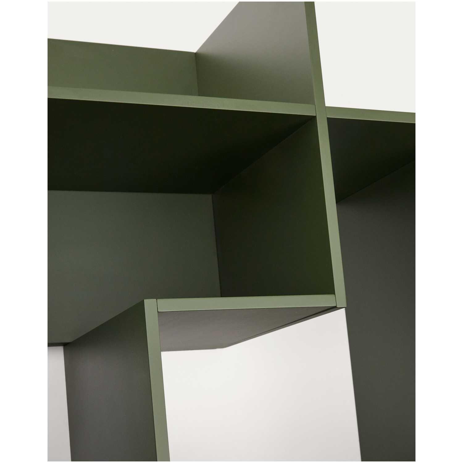 Modular Wandregal Ina MDF grün 80x80