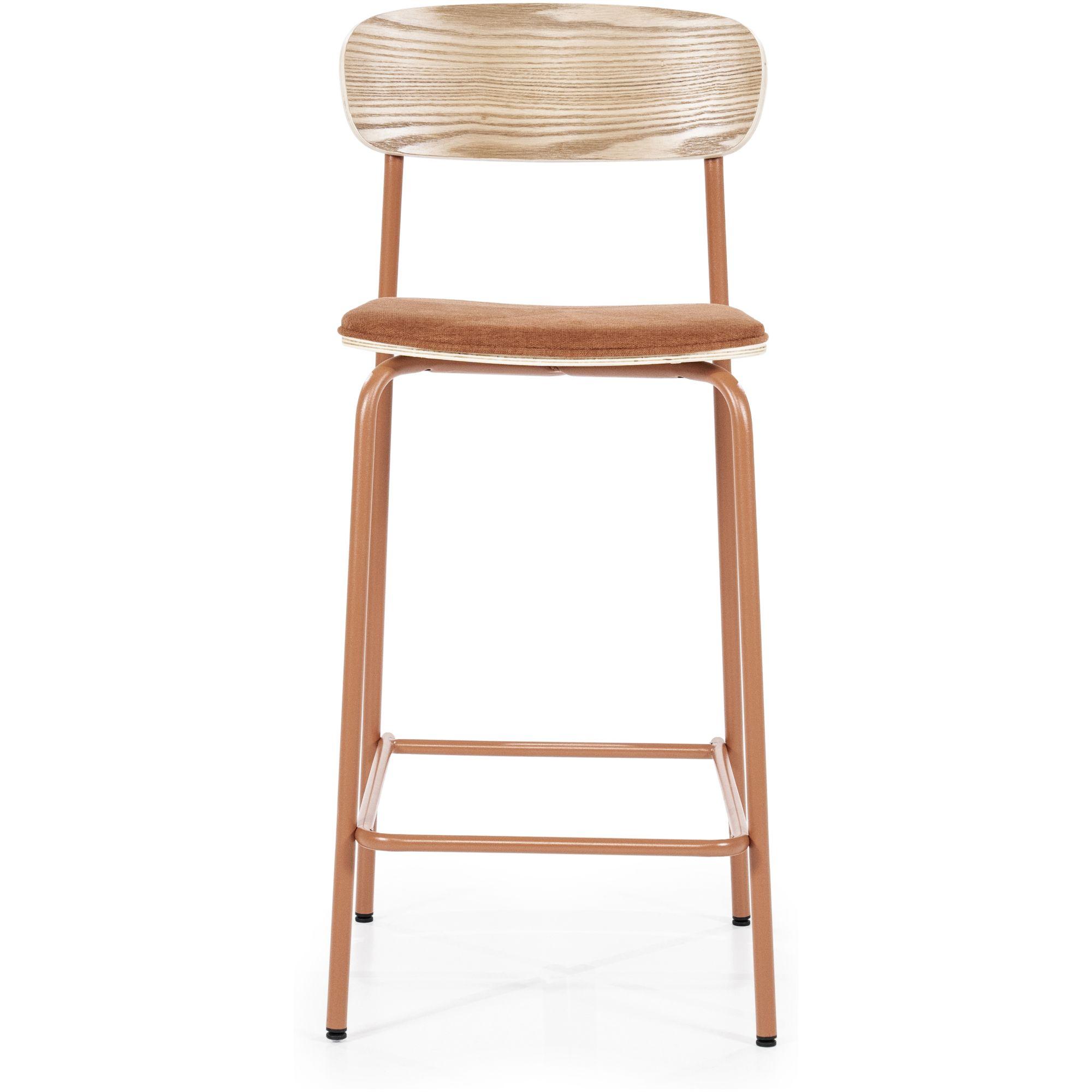 Barhocker Bjorn Scandi Retro terrakotta