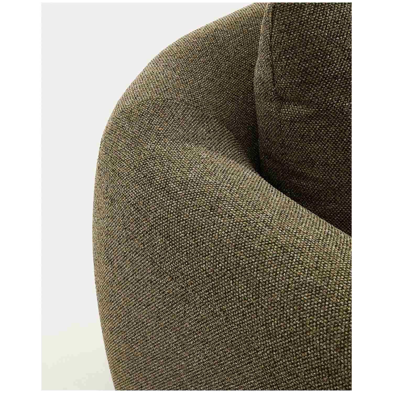 3-Sitzer Sofa Vera mit Chaiselongue links in Olivgrün 232x176 FSC Mix Credit