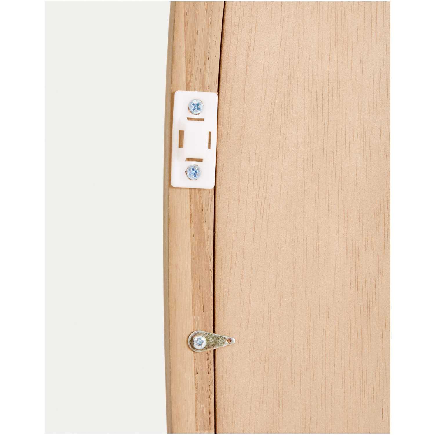 Wandspiegel Alura organisch Teakholz natur 61x158 FSC 100%
