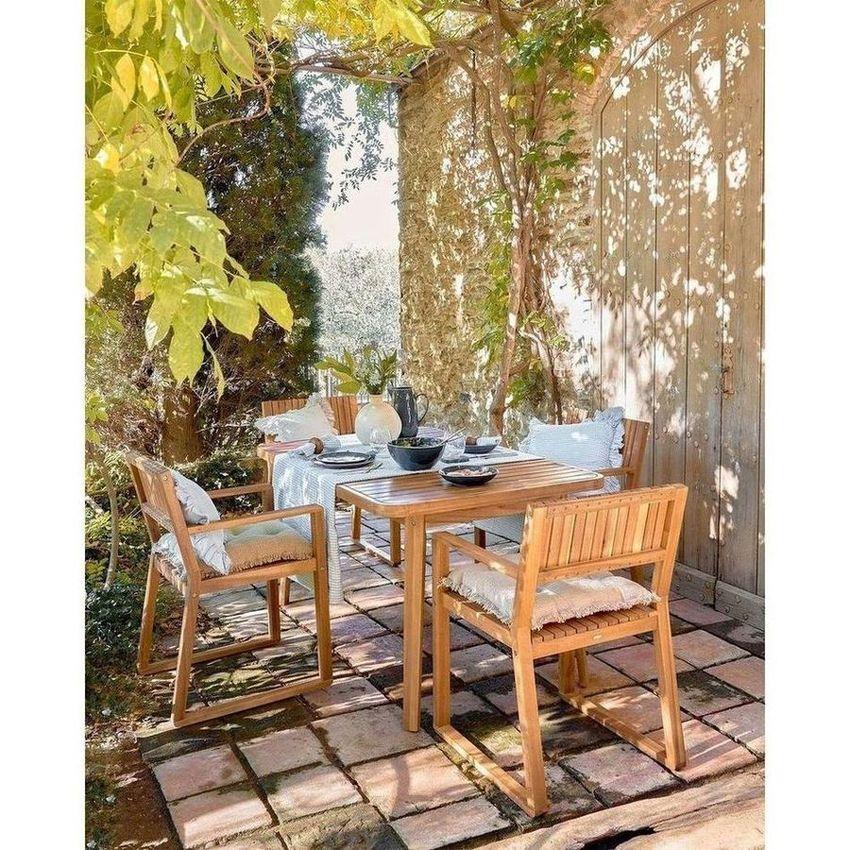 Garten Esstisch Verena Akazienholz 90x143-200 (ausziehbar)