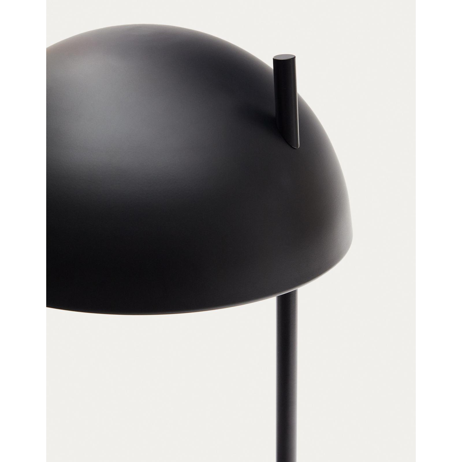 Catlar Stehlampe aus Eschenholz und Metall mit schwarzem Lackfinish